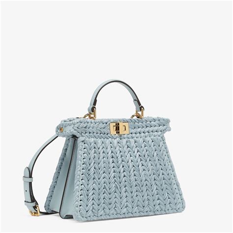 fendi raffia peekaboo|Peekaboo ISeeU Small .